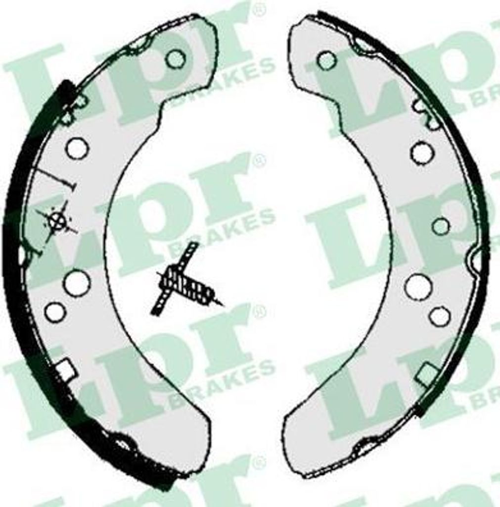 LPR 05070 Bremsbackensatz OE 86VB2200BA kompatibel mit Transit