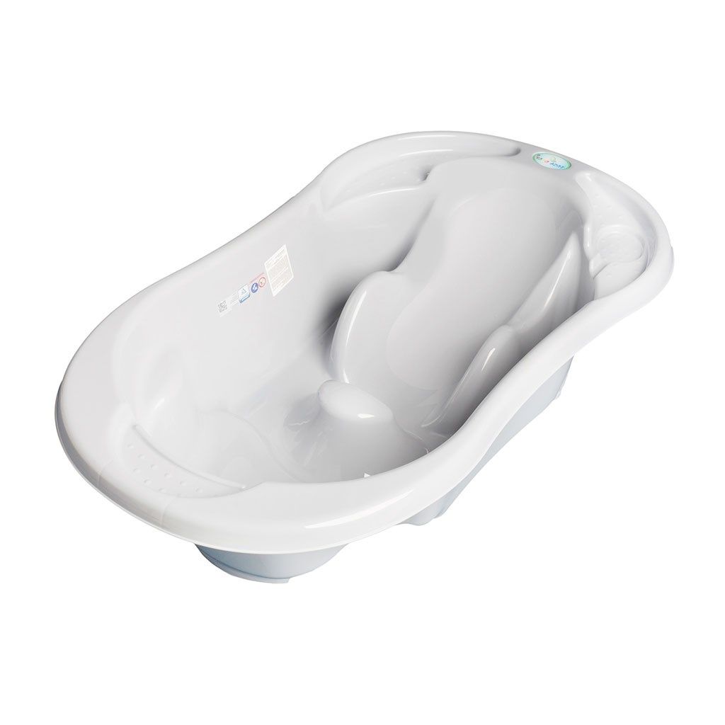 Baignoire anatomique profilée pour bébé avec vidange Image du produit 