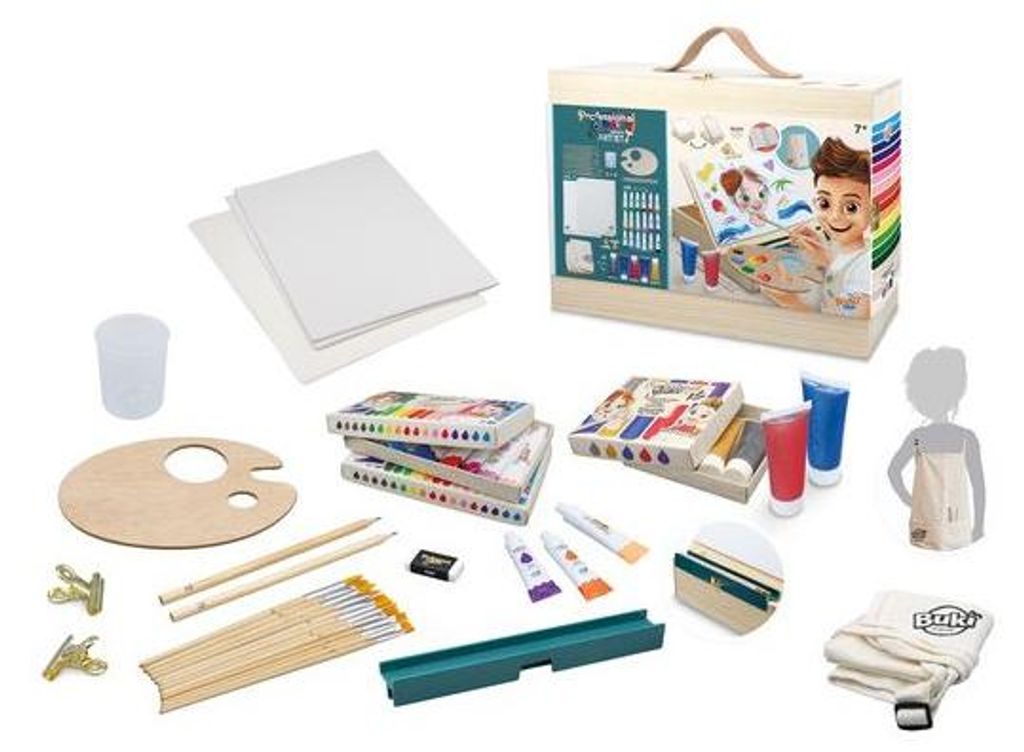 Buki Malstudio Acrylfarben Set - Künstlerkoffer für Kinder Produktbild 
