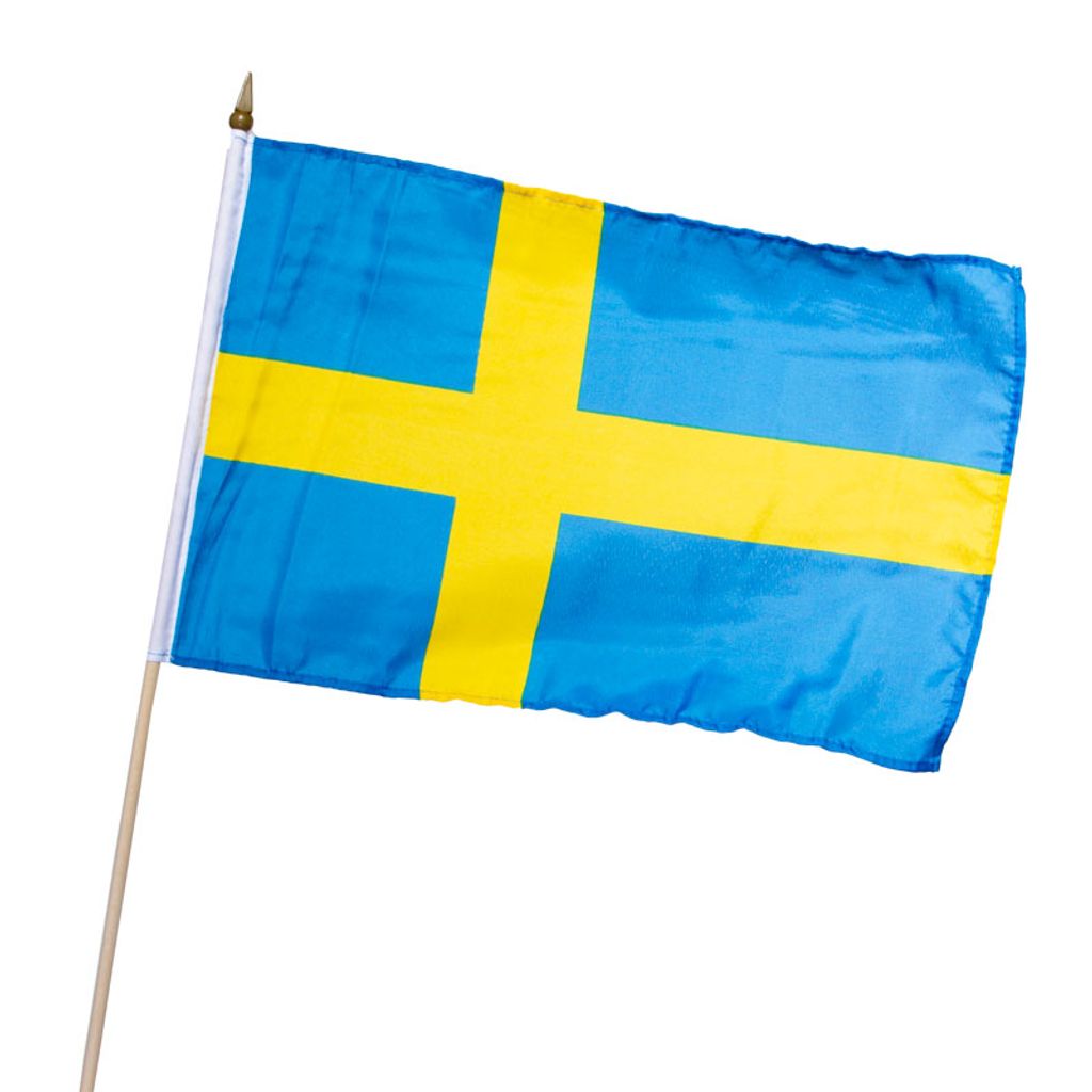 Stock-Flagge 30 x 45 : Schweden Flagge