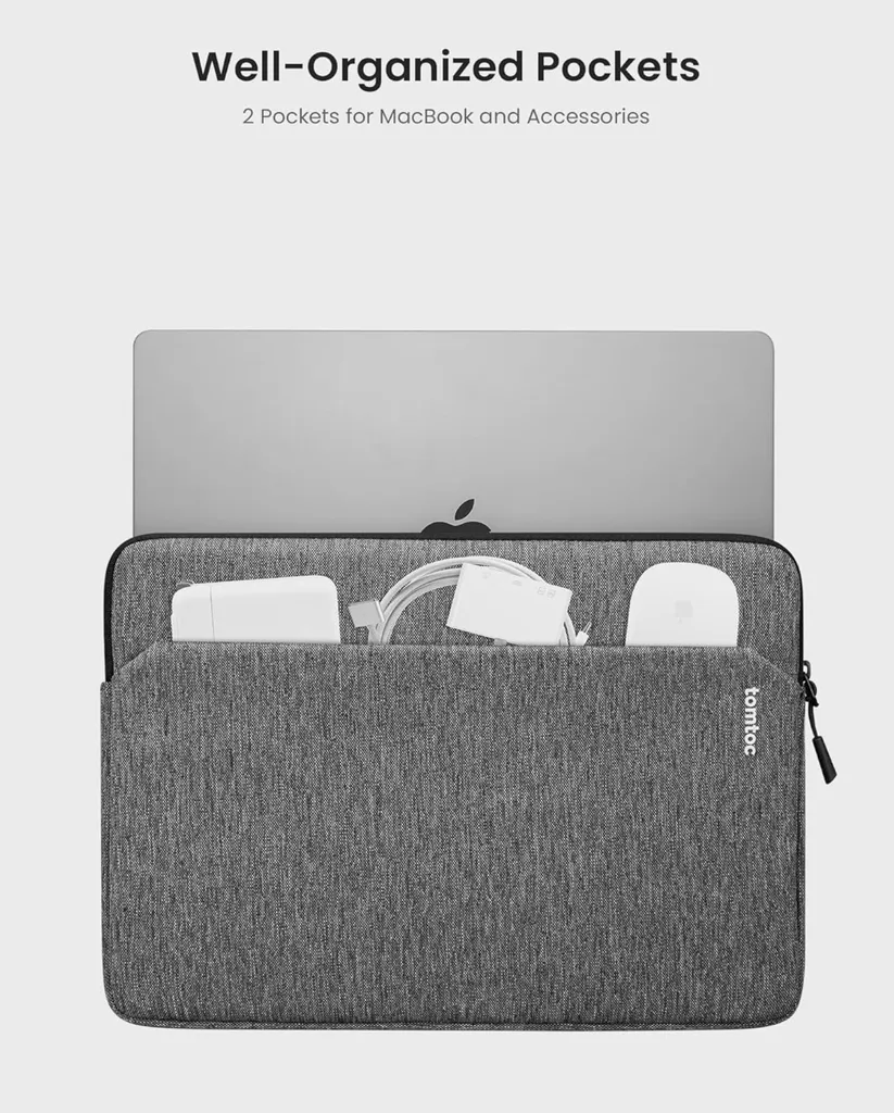 Housse portable 14 pouces TomToc Light-A18 idéale pour le télétravail