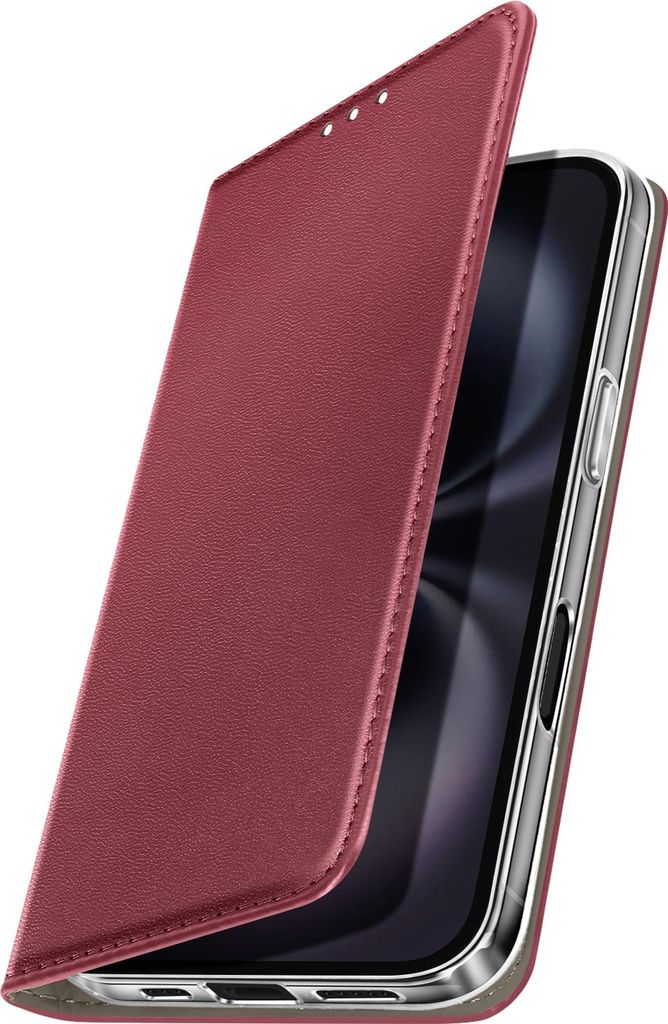 Avizar, Portemonnaie-Etui für iPhone 17 Kartenfach und Video Standfunktion, Bordeaux