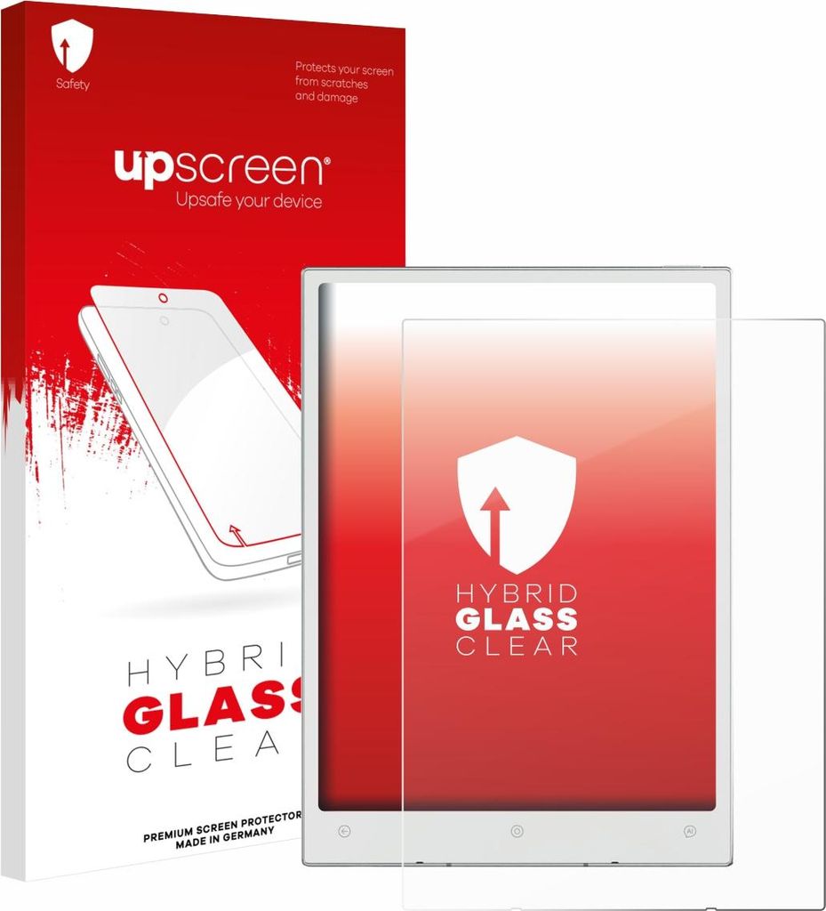 upscreen Schutzglas für Viwoods AiPaper Mini Schutzfolie Panzer Folie Glas Display Schutz klar