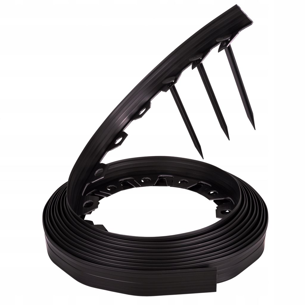 Obrzeże ogrodowe trawnikowe tworzywo sztuczne 2x10m czarny Zdjęcie produktu 