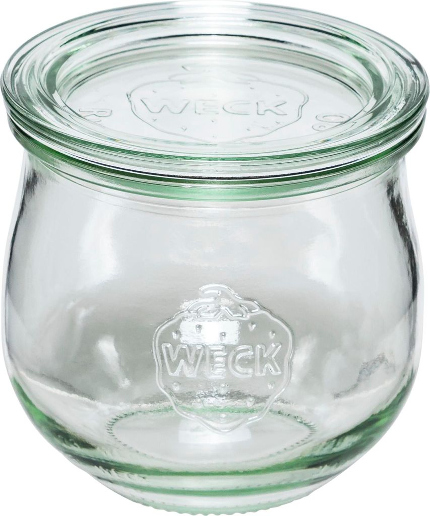 Weck -Tulpenglas 370 ml (Rundrand 80) 6 Gläser / Karton, 80