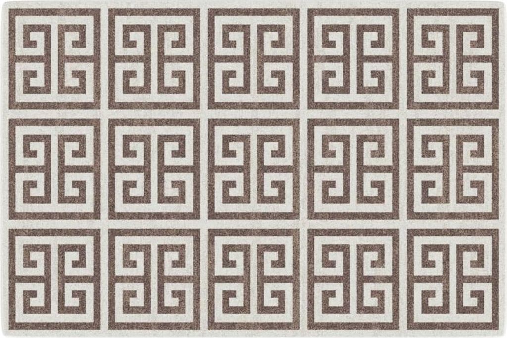 vidaXL Indoor & Outdoor Teppich Mehrfarbig 120x180 cm