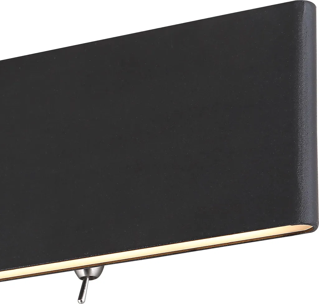 Applique murale intérieure LED avec interrupteur Noir 41751-12B Design
