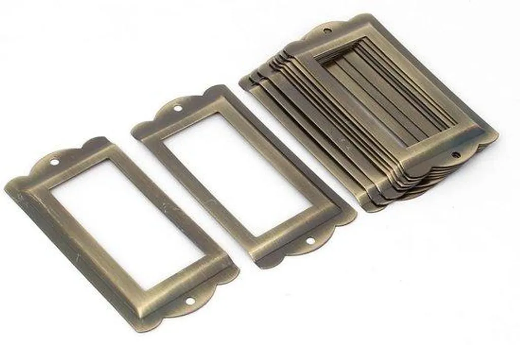 Porte-cartes de bureau anti-reflet 85x42 mm pour ranger vos fiches