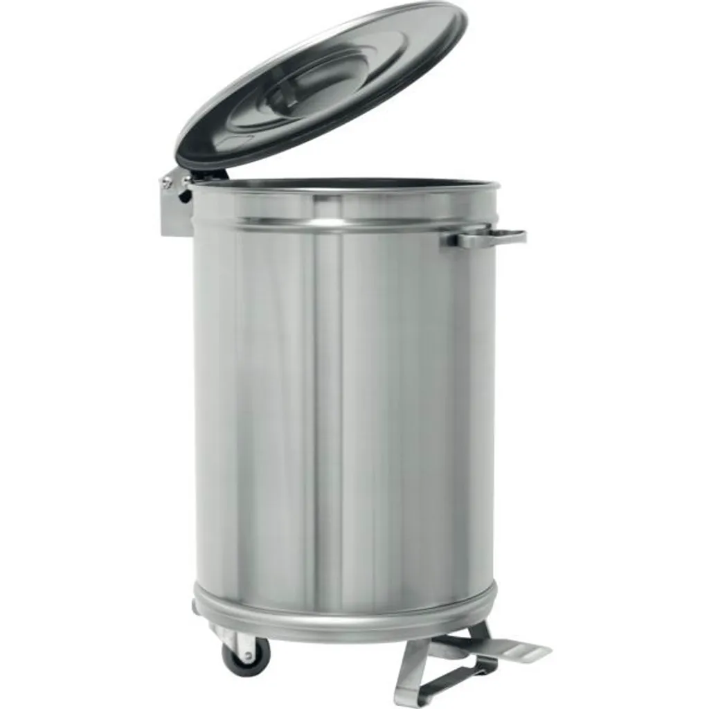 Grande poubelle de cuisine 50L automatique ASM ARP 50 design gris