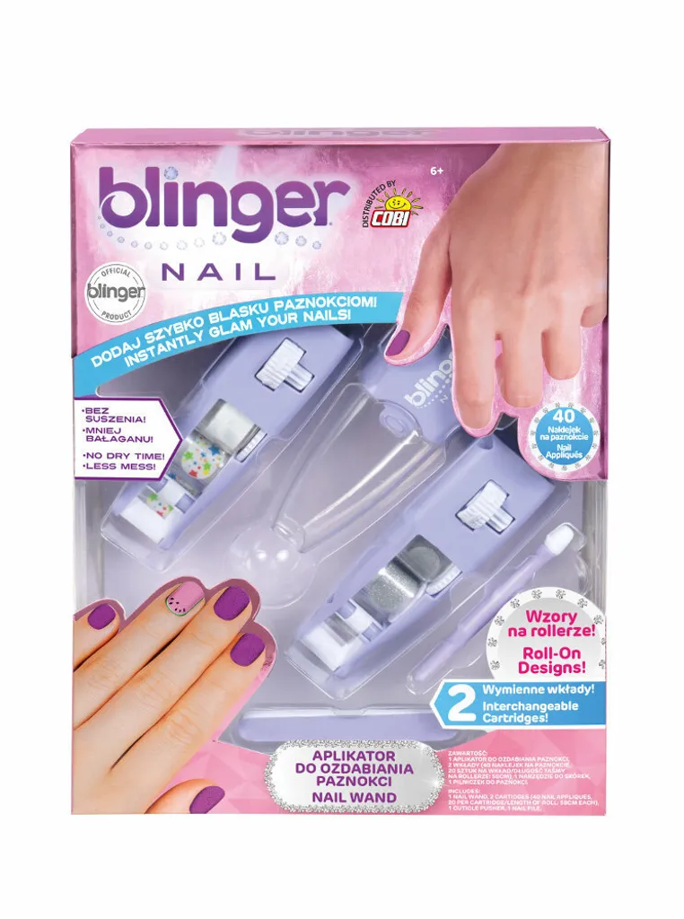 Blinger 00019 Applicateur Nail Art P7 : Kit de Décoration Ongles Design