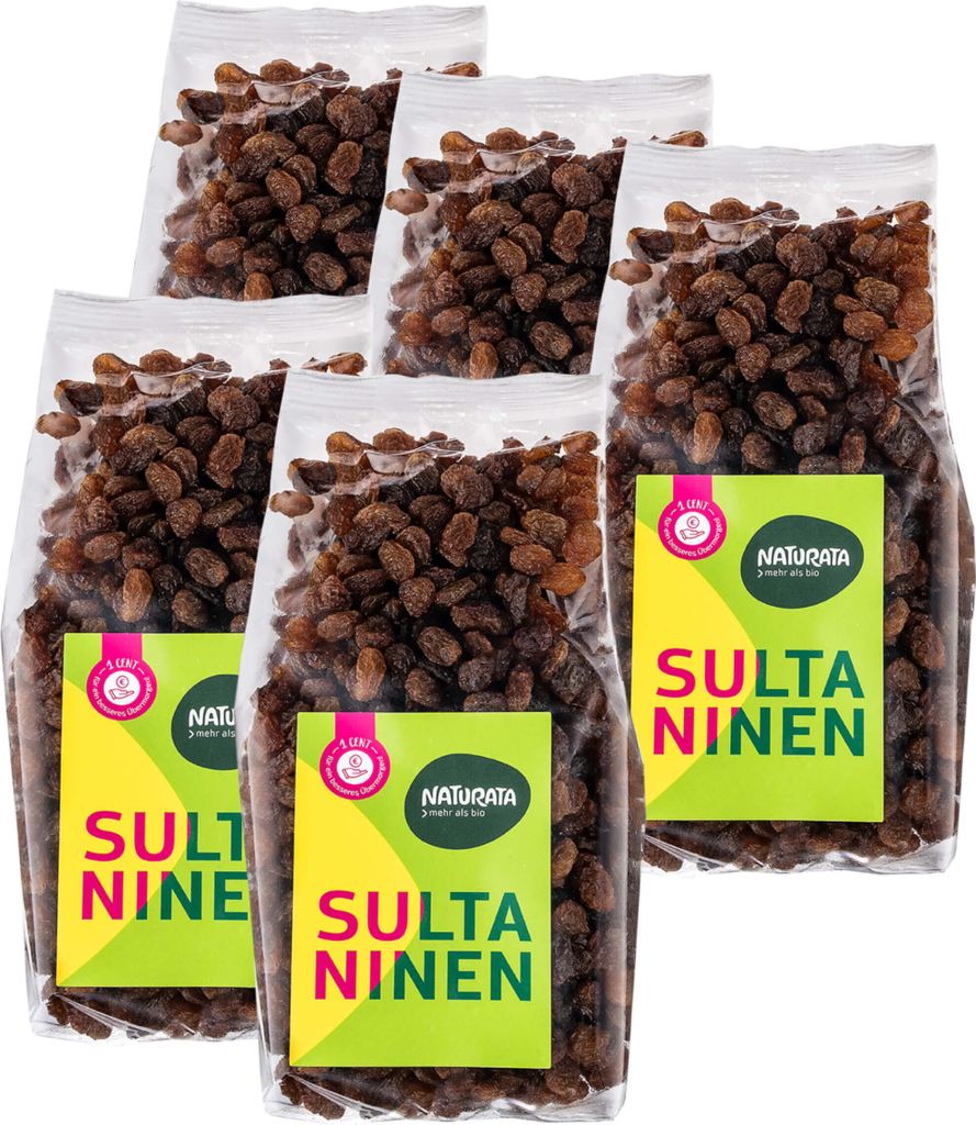 Sultaninen, getrocknet, 5 x 500 g