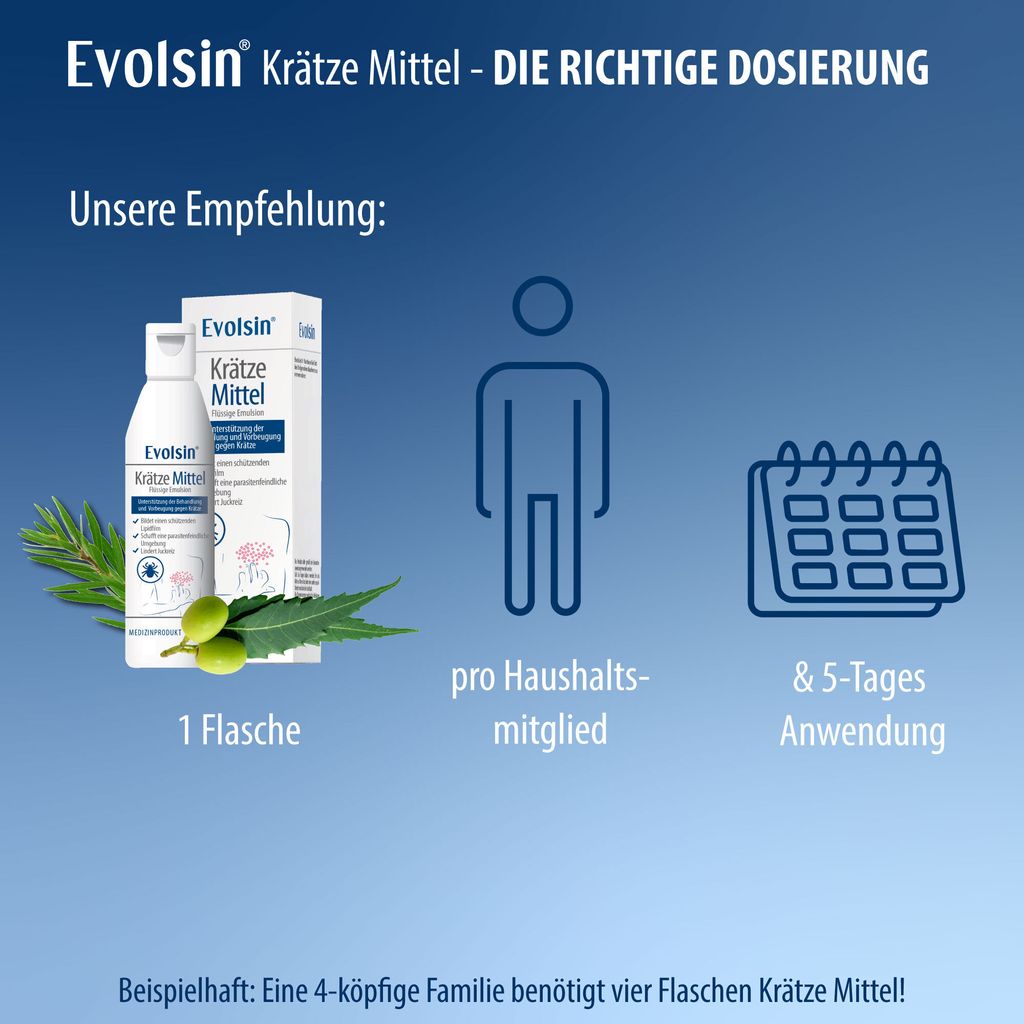 Evolsin Krtze Mittel Emulsion 150 ml Feuchtigkeitscremes