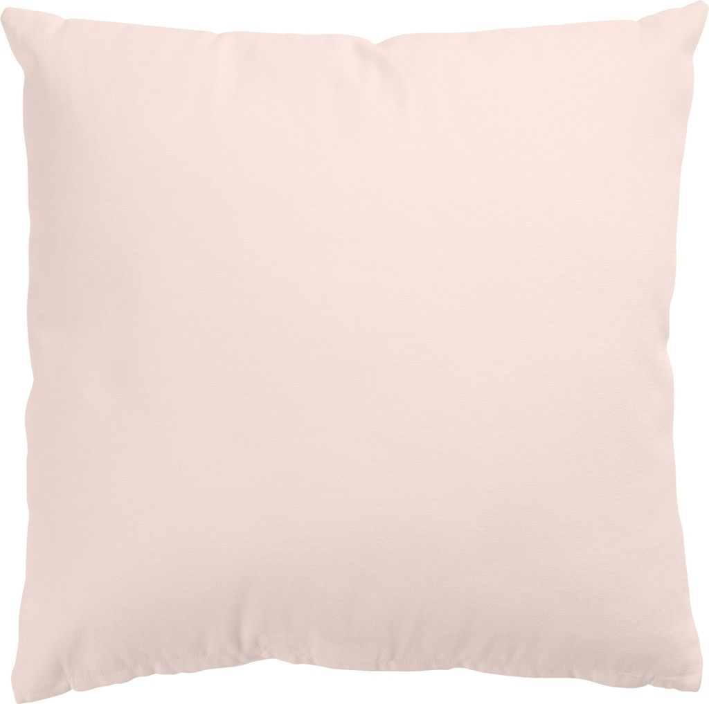 Dekokissen mit Motiv drinnen / Indoor Zierkissen Canvas waschbar Design rosa Unifarben Sofakissen ohne Füllung