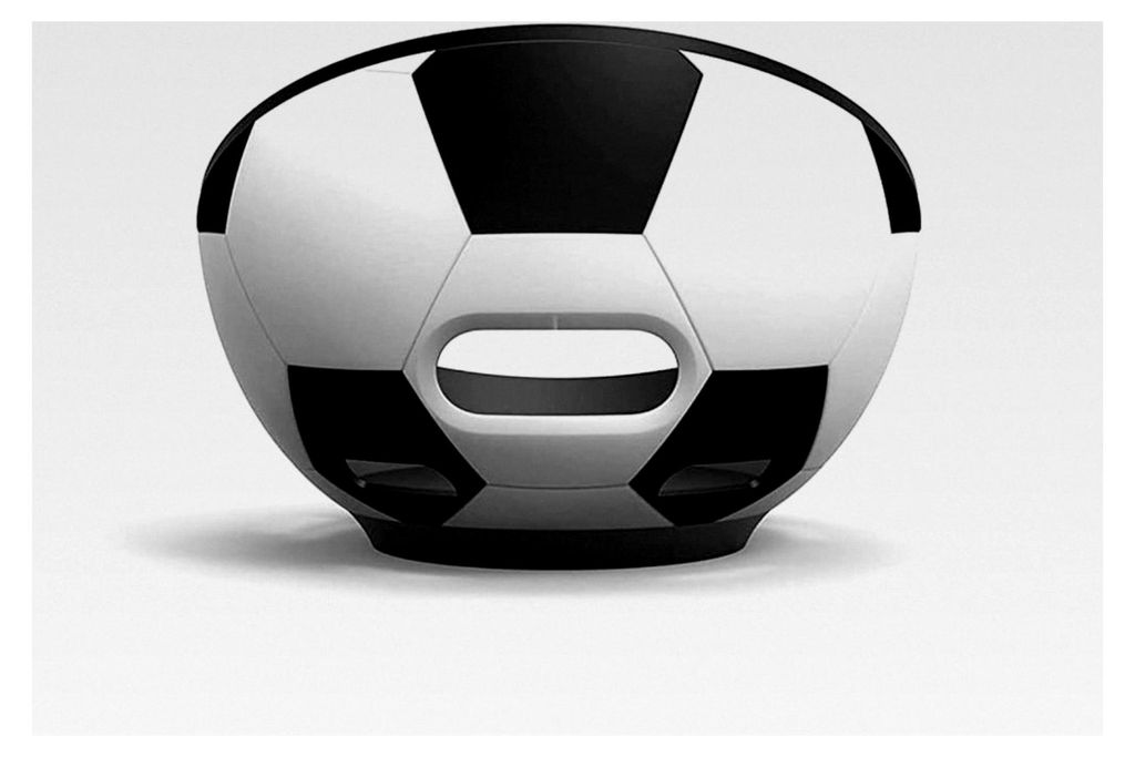 Fußball-Sockel für Amazon Echo Dot (4. und 5. Generation)