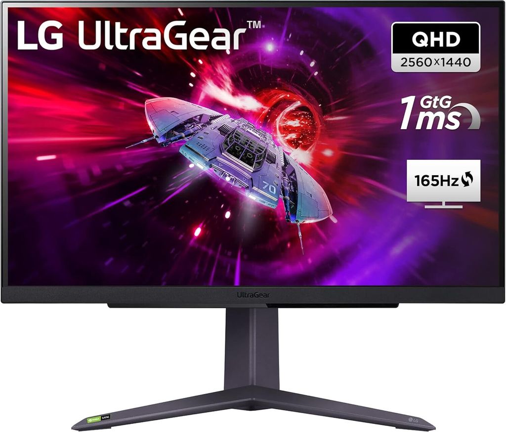 - LG UltraGear 27GS75QX-B 27 Zoll 1440p 180Hz Gaming Produktbild 