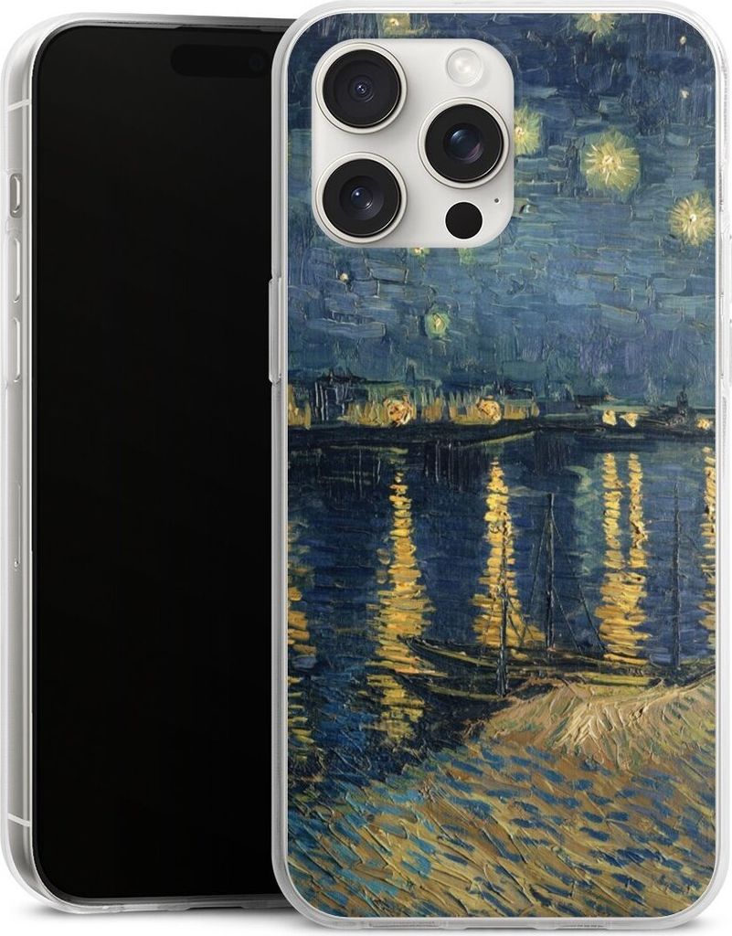 DeinDesign Handyhülle für Apple iPhone 15 Pro Max Silikon Hülle Case Smartphone Schutzhülle Kunst Malerei