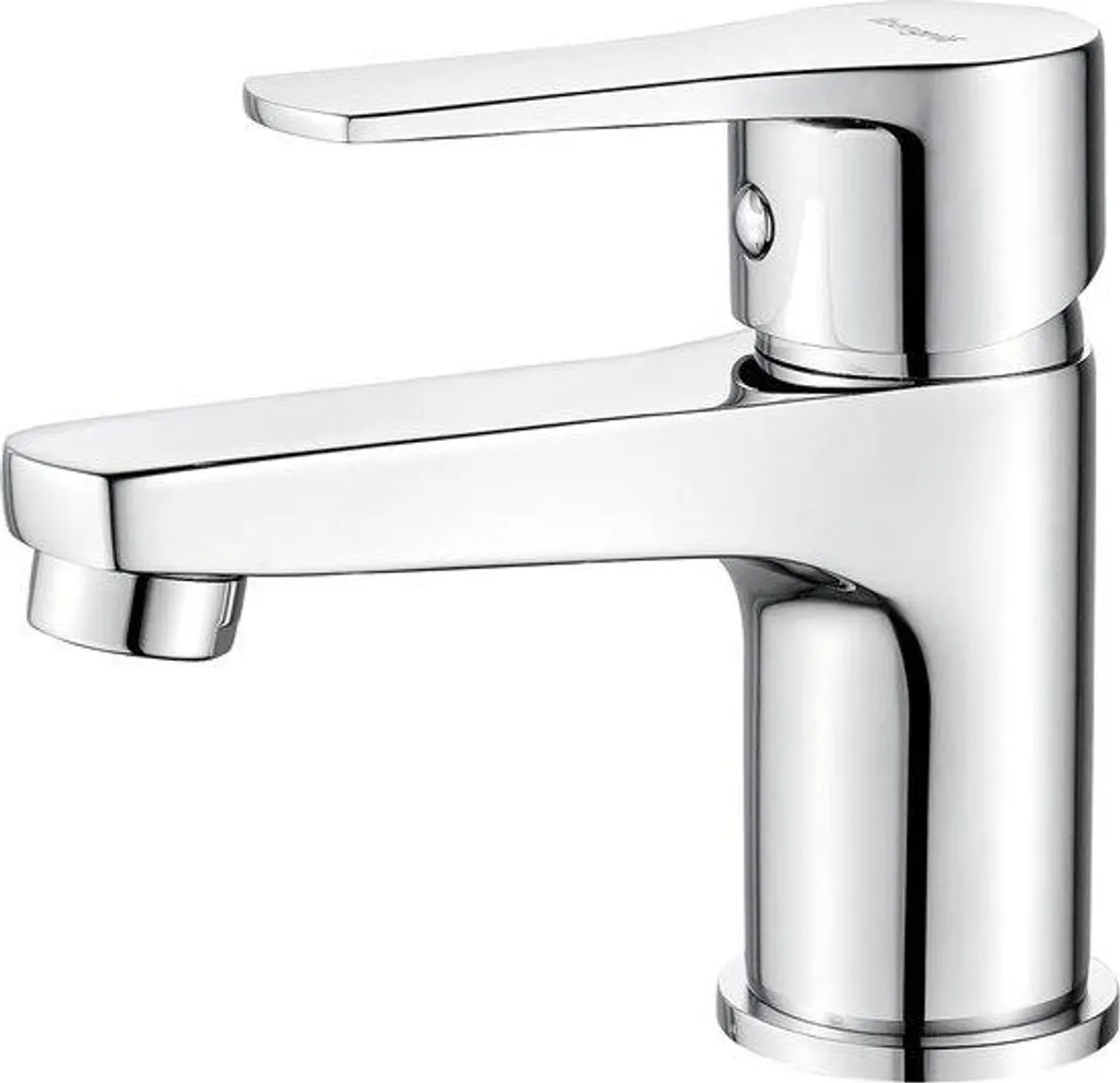 Mitigeur chrome argenté anti-corrosion, flexibles de 40 cm fournis