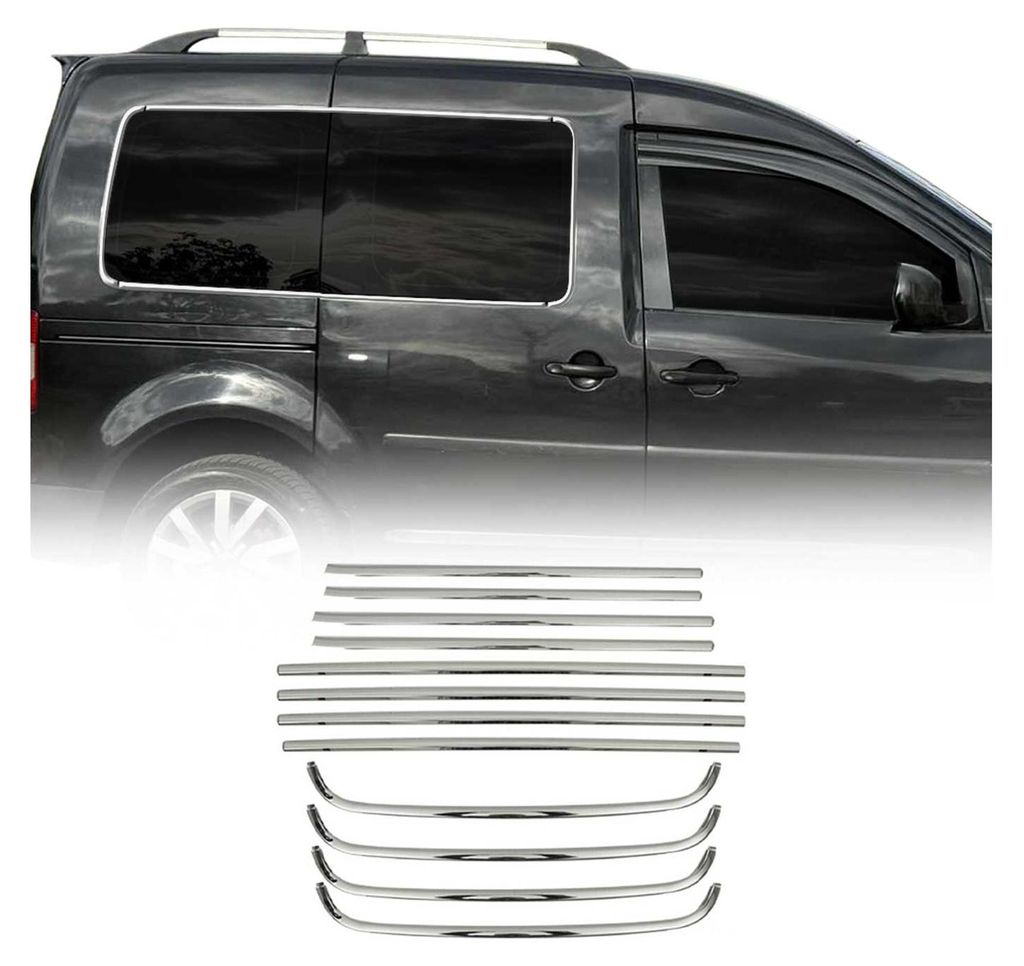 Garniture de Fenêtre pour VW Caddy 2003-2015 Acier Inox Image du produit 
