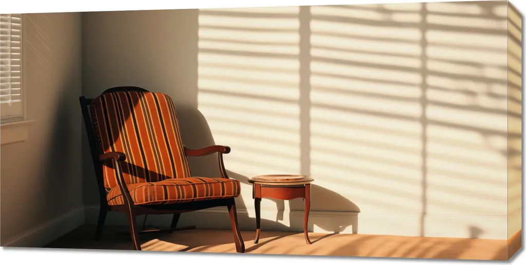 Quadro 100x50cm Tranquillità Pomeridiana - Stampa Tela Arredo Soggiorno