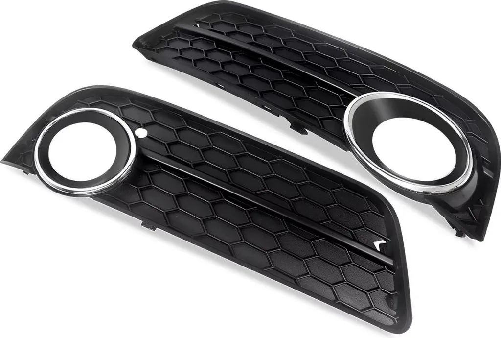 Cache de Phares Antibrouillard pour Audi A5 2008-2011 - Grille Avant Noire