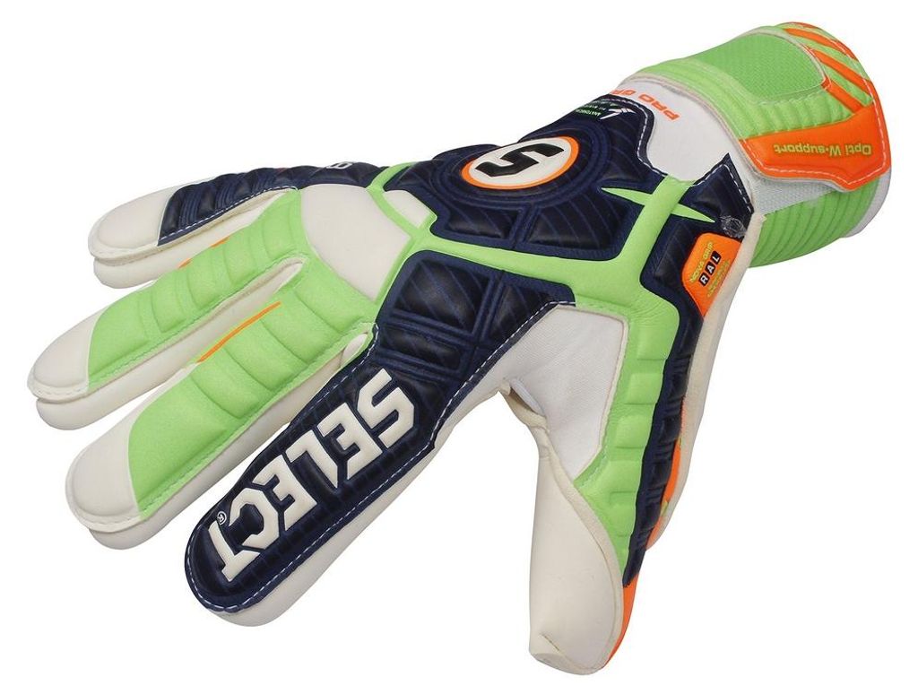 Select - "88 ProGrip" Torhüter-Handschuhe für Herren/Damen Unisex PP3684 (11) (Weiß/Grün)