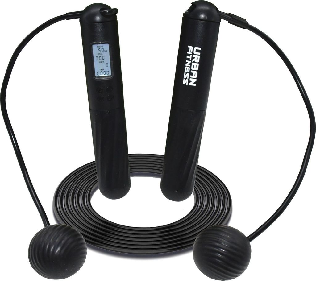 Urban Fitness Springseil smart - verstellbares digitales Fitness Springseil