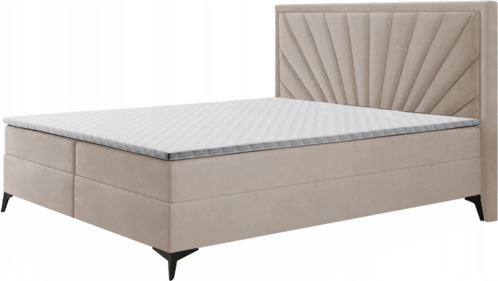 Boxspringbett SANI , Topper Federkern , 160 x 200 cm , ( Produktbild 