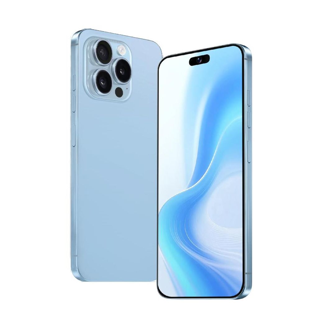 Android-Handy, Unterstützung 4G LTE-FDD TDD, 6,8-Zoll-Display, 3GB RAM + 32GB ROM/TF 128GB, 2MP + 16MP Dual-Kamera, Dual-SIM-Karte, Blau