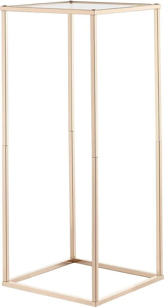 Centre de Table Mariage Doré 10 Pièces - Support Fleurs Colonne 60 cm