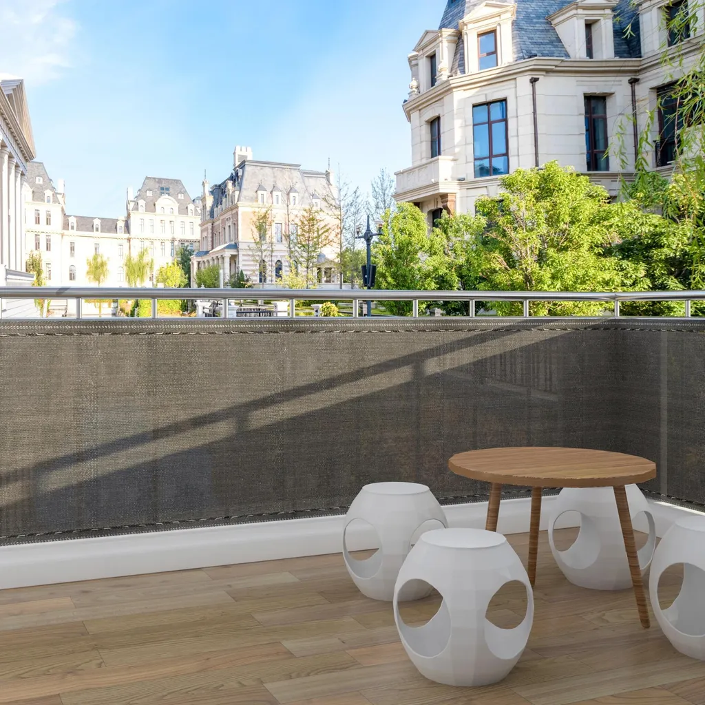 Telo Ombreggiante Giardino 3x3m | Rete Robusta per Recinzioni HDPE