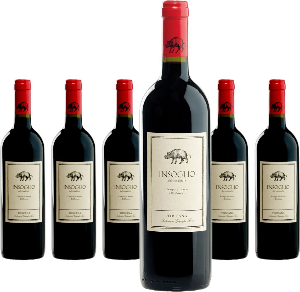 6 x Biserno Insoglio del Cinghiale Toscana IGT