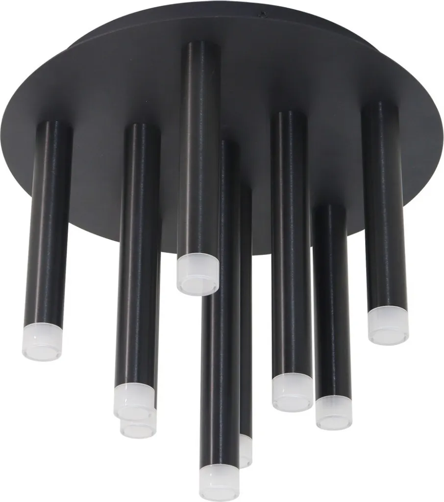 Plafonnier noir 9xG9 8W GLAM 326638 Polux pour un éclairage chic