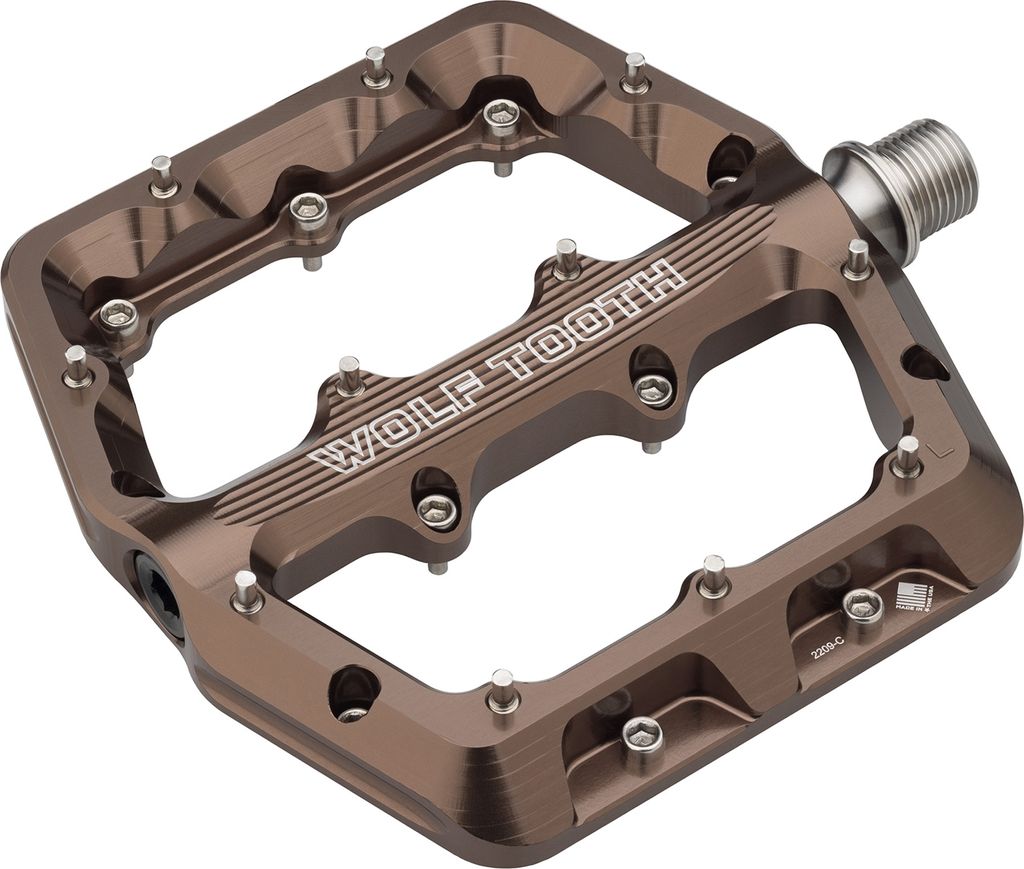 Wolf Tooth Waveform Pedals, Large, Plattform-Pedal, espresso
