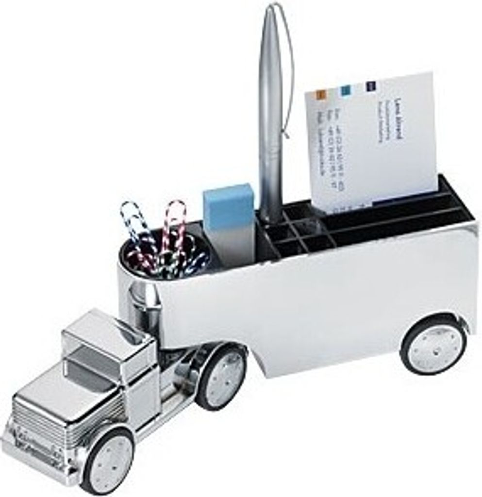 TROIKA OFFICE TRUCKER, Chrom, Silber, Metall, 205 mm, 46 mm, 70 mm, 360 g