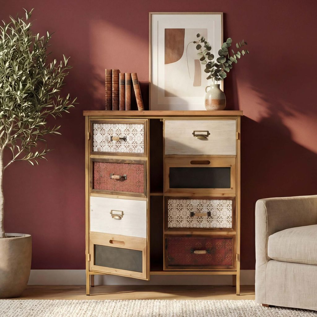 Commode à pharmacie HWC-O79, Armoire Highboard Image du produit 