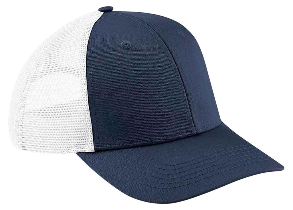 Beechfield - "Urbanwear" Trucker Cap FK1727 (Einheitsgröße) (Marineblau/Weiß)