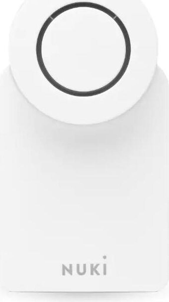 Nuki Smart Lock 4..Gen: Matter & Thread kompatibles Smart Home Türschloss, weiß