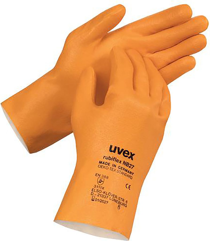 uvex Schutzhandschuh rubiflex NB27 89636 Gr. 10
