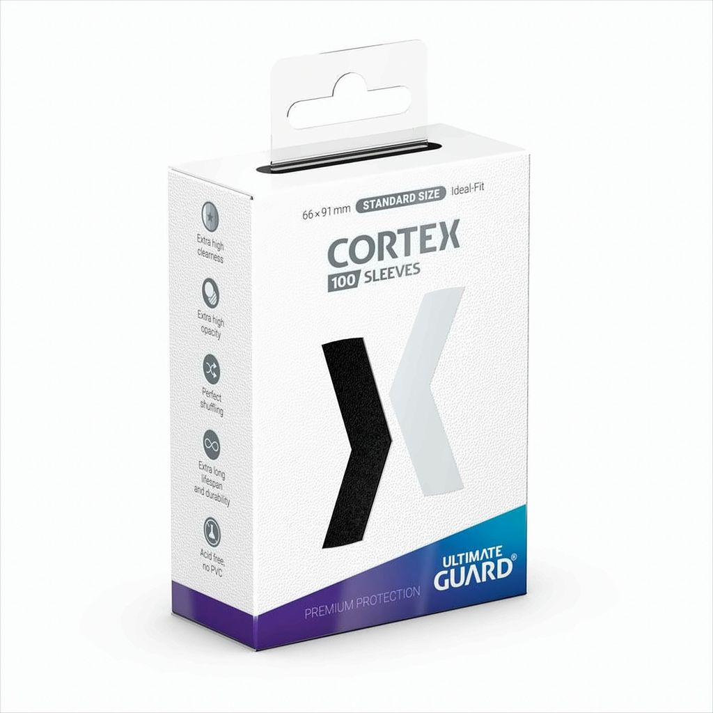 Ultimate Guard Cortex Sleeves Standardgröße Schwarz (100) Produktbild 