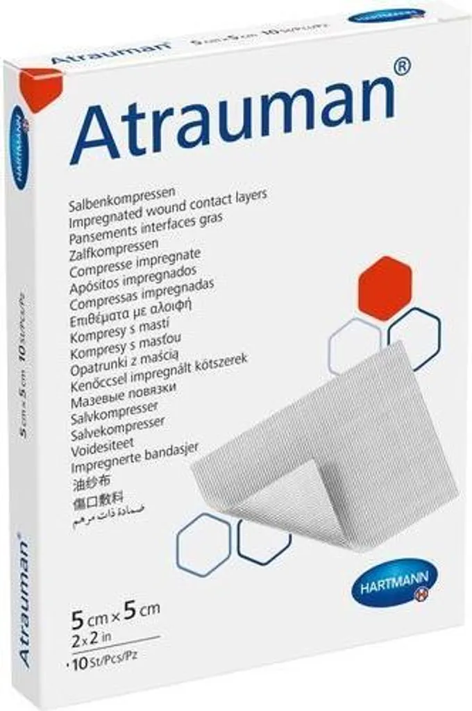Hartmann Atrauman pomata 5x5cm P10 | confezione (10 pezzi)