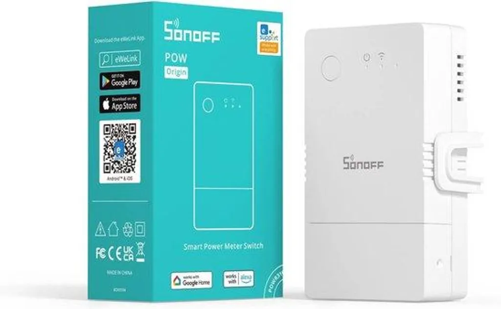 Interrupteur intelligent rail DIN avec protection surcharge et Wi-Fi