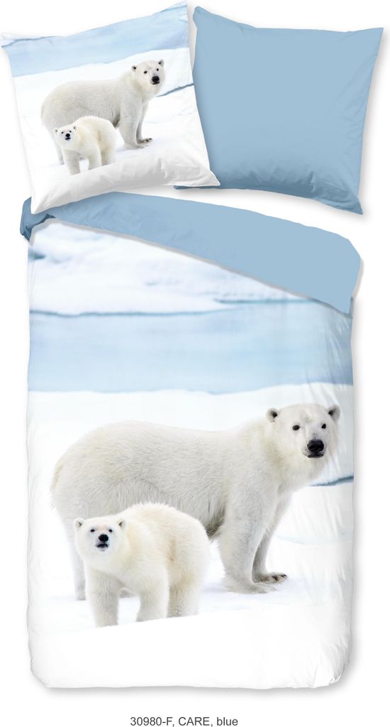 Duvet cover Good Morning 135x200 + 1* 80x80 cm - polar Produktbild 