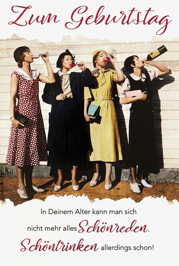 Geburtstag - Premium Line - Glückwunschkarte im Format 11,5 x 17 cm