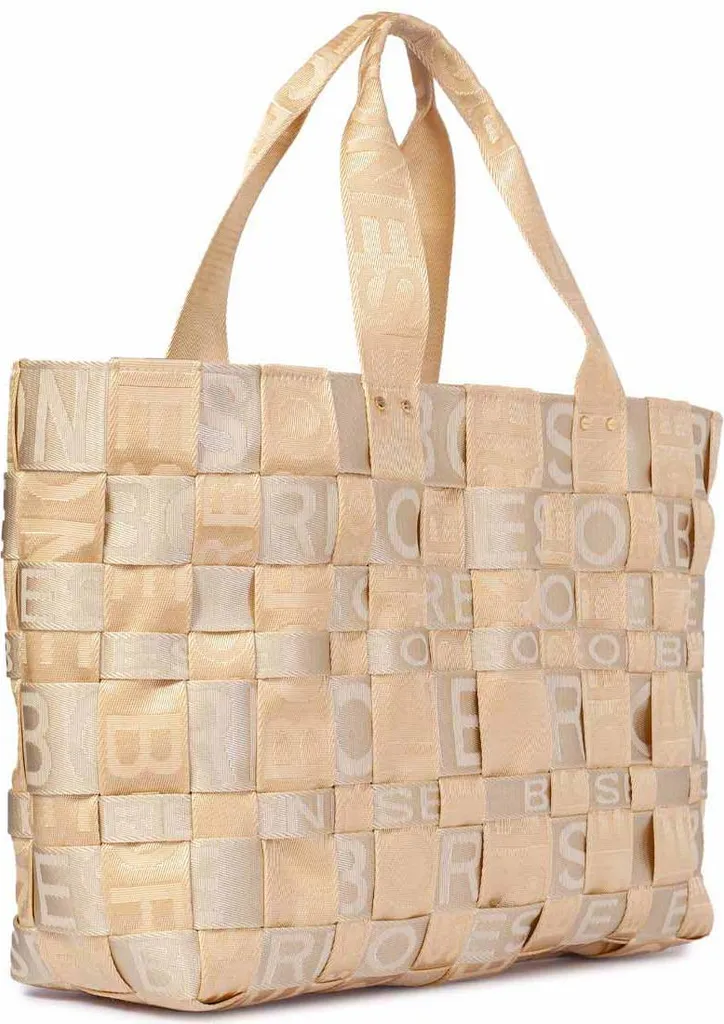 Borbonese Strapcycle Sac à Main Large Shopper en Matière Recyclée - 3