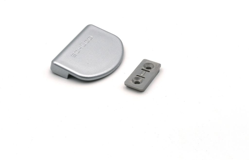 Schüco Fenstertürziehgriff / Balkontürziehgriff C0 silber, Produktbild 