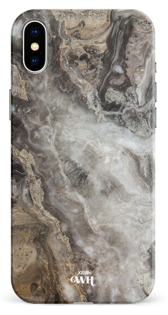 xoxo Wildhearts Marble Grey River - iPhone X/XS Hülle Produktbild 