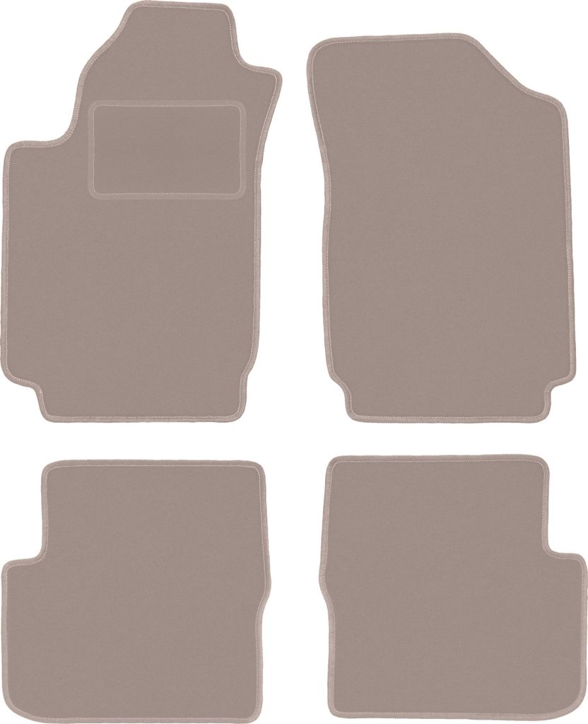 Beige Veloursmatten für: Fiat Stilo Fließheck, Kombi (2000-2008)