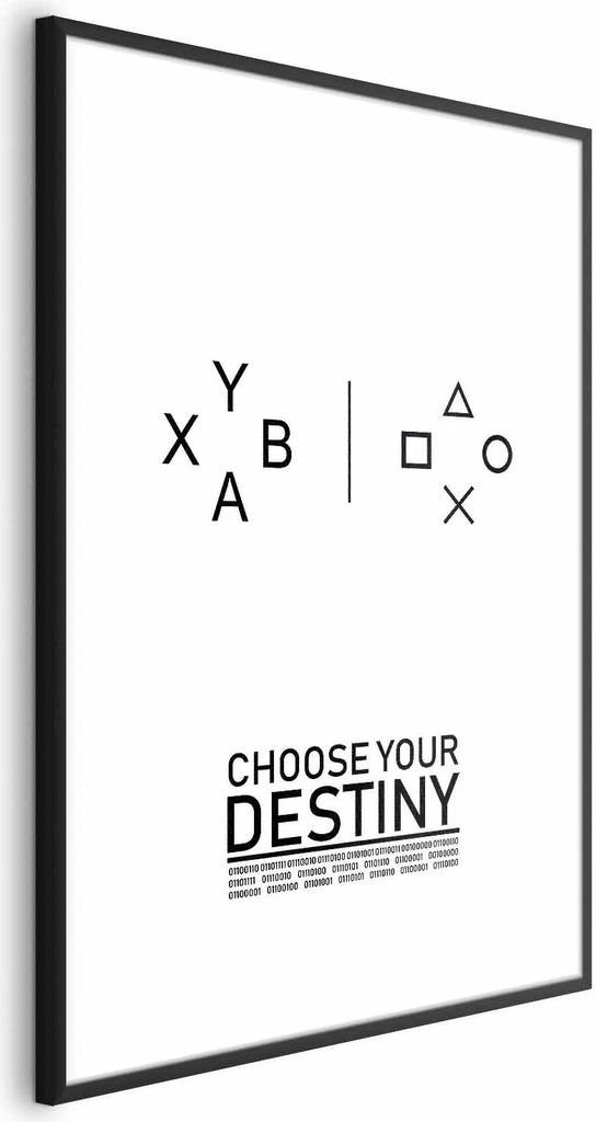 Posterpapier Poster - Choose Your Destiny 60x90 cm Text m-A-0797-ao-a