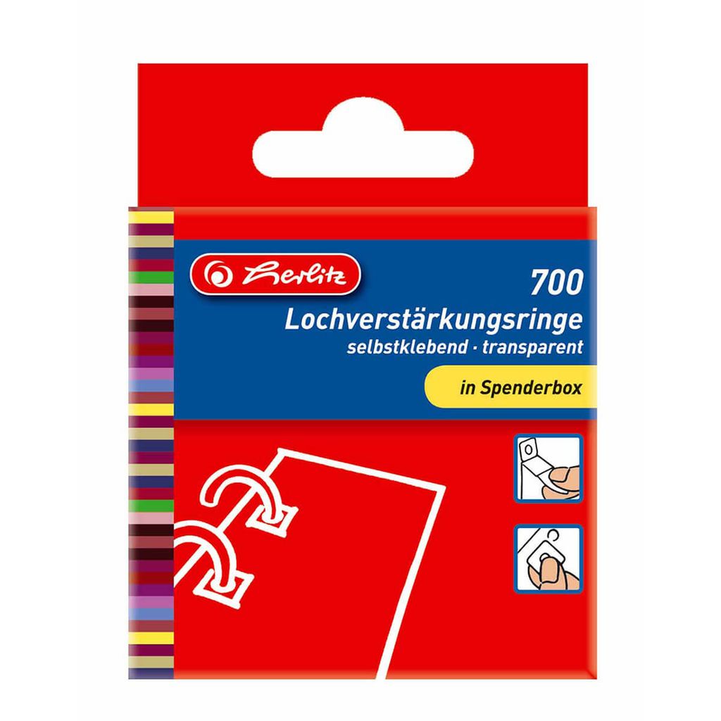 herlitz Lochverstärker 700er Box transparent