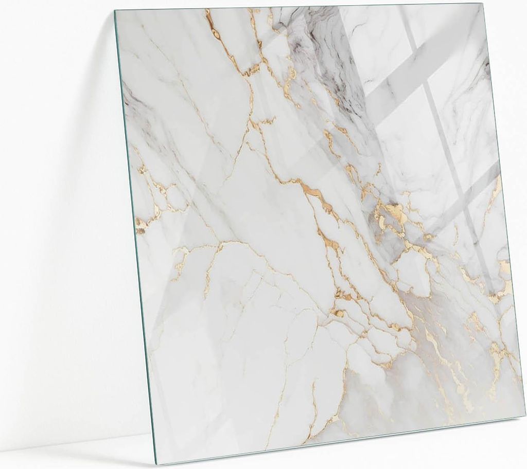Bedruckte Glas Tischplatte 50x50 cm – Glasplatte mit Motiv – Esstischplatte bedruckt – Sicherheitsglas mit Druck – Tischplatte Ersatz – p...